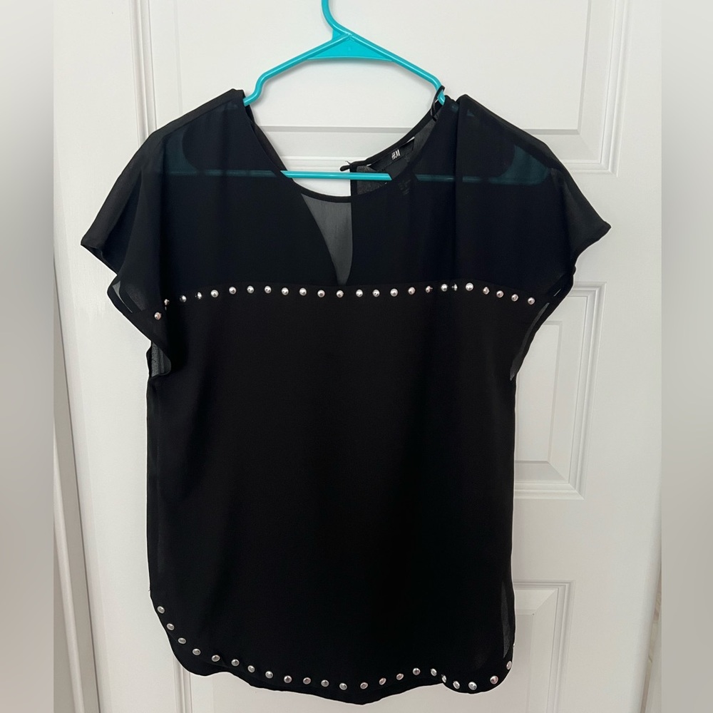 Black Top with Silver